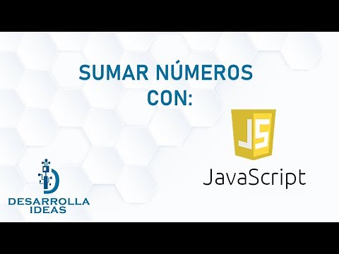 Sumar numeros con Javascript y HTML