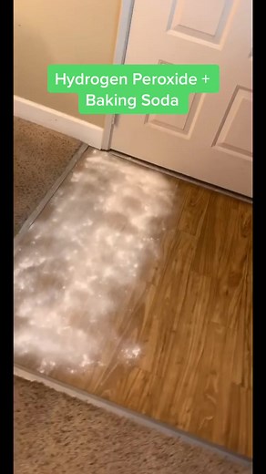 Hydrogen Peroxide Floor Cleaning Experiment
