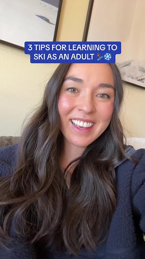 Sharing a few of my key tips to set you up for success when learning to ski as an adult ⛷️🙌🏼 Skiing is such an incredible winter activity but can also be very daunting to get into if you didn’t grow up doing it. Here to help break it down for you - let me know any questions in the comments! #skitips #skiinstructor #beginnerskitips #skiseason