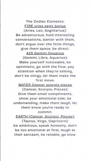 Fire, Earth, Air, and Water Signs Explained 🌎