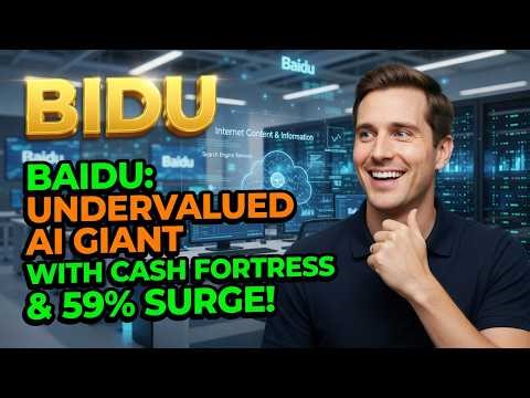 Baidu Stock: AI Breakout, Fortress Cash, 59% Upside And Buyback! BIDU Stock Analysis
