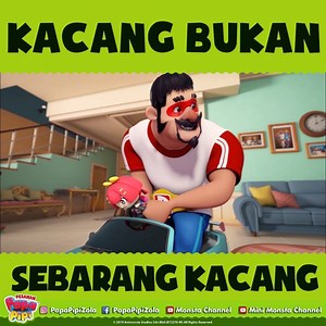 1.3M views · 16K reactions |  Jangan pandang rendah dengan kerja sekolah budak2 sekarang. Walaupun ketadikaan, tapi Kebenaran pun boleh bertukar menjadi Kesalahan! Muahaha 臘‍♂ . . #PesananPapaPipi #PapaPipi #BoBoiBoy #Monsta #MiniMonsta #AniMy #Monsta2020 | Papa Pipi Zola | Facebook