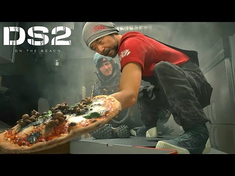 Death Stranding 2 - IP Pizza Man Fight Scene (4K 60FPS)