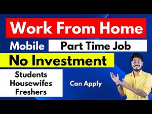 New Part Time work from home jobs in tamil @haritalkiesinfo