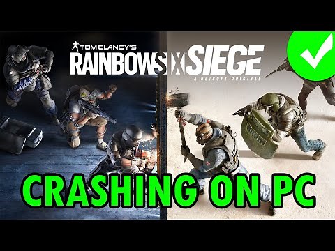 How To Fix Rainbow Six Siege Crashing/Crashes at Startup Error on PC | #rainbowsixsiege