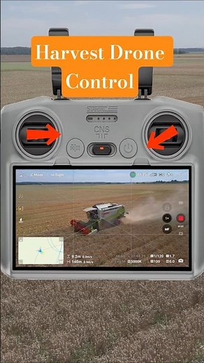 DJI Mini 4 Pro Stick Control During Harvest 🚜✨ Smooth Drone Flying Tutorial