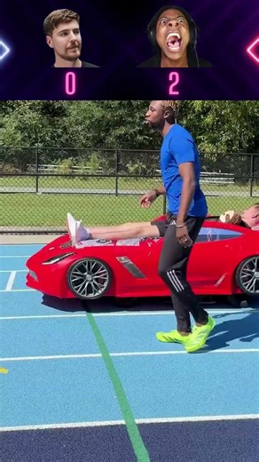 Mrbeast vs IshowSpeed racing #football