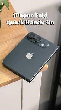 iPhone Fold Hands-On! Apple’s Weird Design Actually Makes Sense