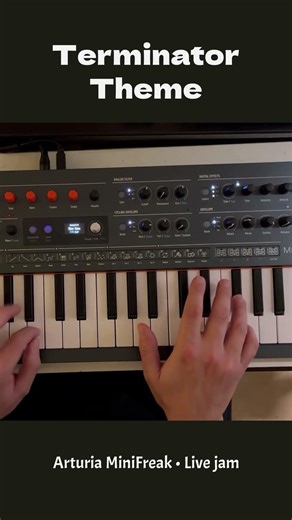 Terminator Theme on MiniFreak (Live Jam)