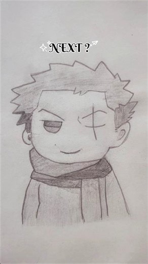 zoro chibi drawing ✨ #drawing #chibi #shorts