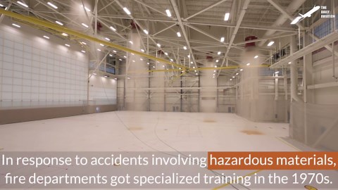How US is Testing Million $ Foam Fire Fighting System Inside Advanced Hangar