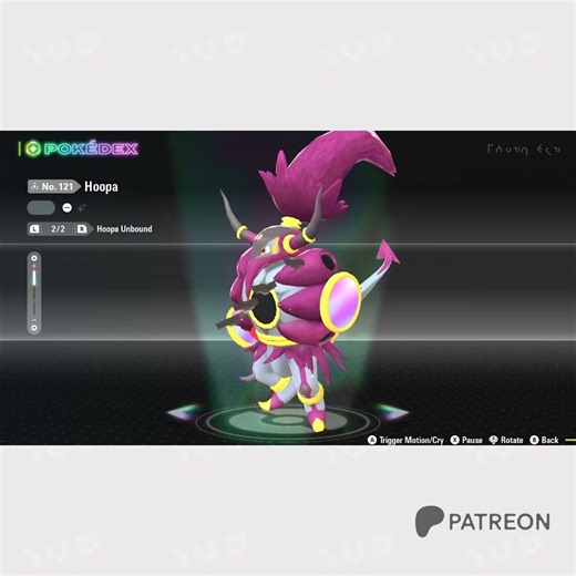 Mega Hoopa Unbound plza Dex