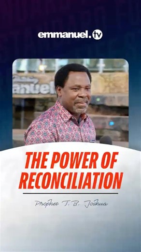 THE POWER OF RECONCILIATION