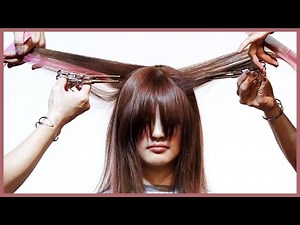 Eye-Catching Asymmetrical Wispy Bob - Long to Short Haircut Tutorial - Vern Hairstyles 96