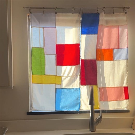 Handmade Custom Pojagi Curtains - Etsy