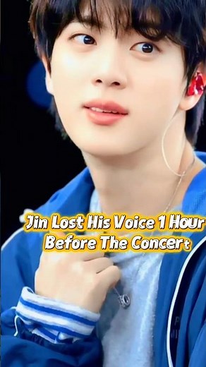 Jin Went Voiceless Before Going On Stage||💜baby tuhi agun❤️🔥#bts#btsarmy#btsshort#viral#jin#fyp#cute