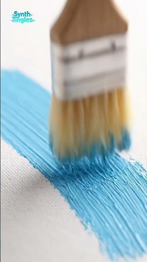 Paint with Brush ASMR — Soft Brush Strokes & Smooth Paint Sounds