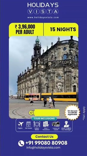 Experience the Magic of Grand Europe in 15 Nights