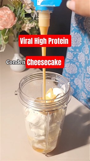 Viral High Protein Cheesecake 🍰 #asmr #Cheesecake #paneer