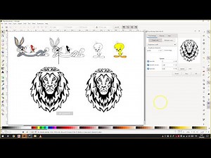 Convert image to DXF | Inkscape Autotrace