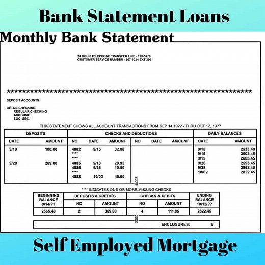 Bank Statement Loans for Self Employed 2024 - Bank Statement Lenders