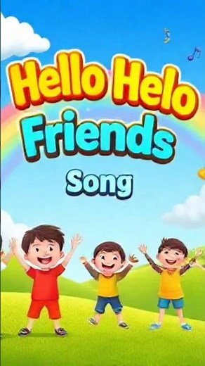 Hello Hello Friends Song | Fun 3D Kids Cartoon Song for Children |#KidsSong #CartoonSong #3DKidsSong