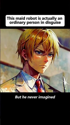 This maid robot is actually an ordinary person in disguise #animeweeb #animehumor #animeaddicts