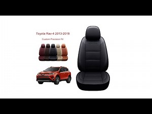 Oasis Auto Toyota RAV4 2013-2018 seat cover installation-Custom Fit