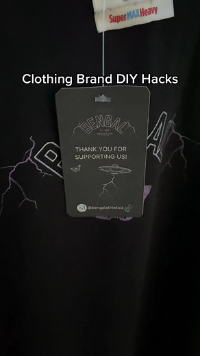 DIY clothing tags! #fyp #howto #clothingtags #ownbossclothingbrand | Clothes Brand