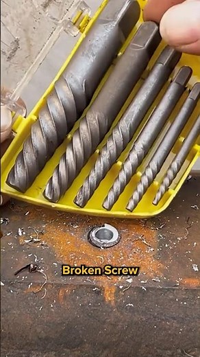 This Broken Screw Extractor Set will help you when you bust a nut! 🛠️🔥 #tools #besttools #screw
