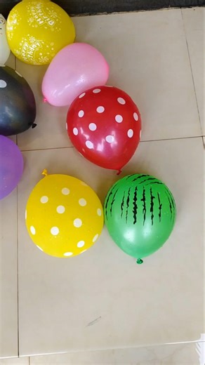 meletuskan balon air #short