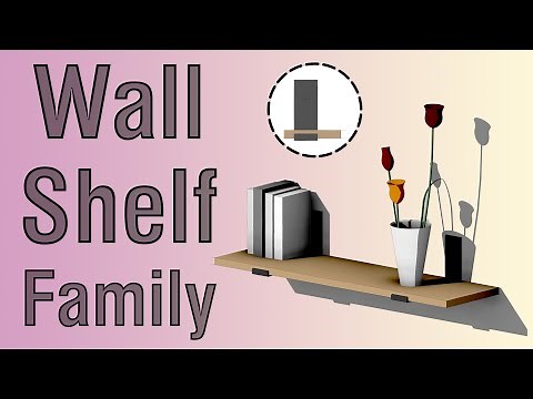 Parametric Wall based Shelf in Revit 2024 #revit