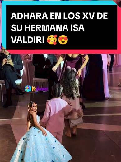 Adhara roba el show en los XV de Isabella Valdiri