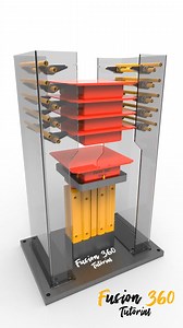 311K views · 1.3K reactions | Shaking Mechanism Using Cylinders #cad #solidworks #fusion360 #mechanical #engineering #mechanism.mp4 | Breno Cruz | Facebook
