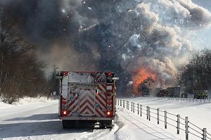 Fireworks Truck Explodes In Deadly 193-Vehicle Michigan Crash