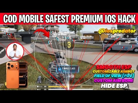 COD Mobile Safest Premium iOS Hack | No Jailbreak | Call of Duty Mobile iOS Mod Menu Cheat