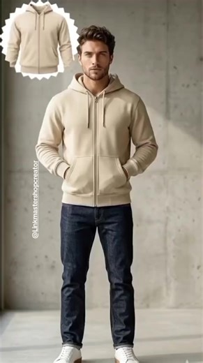 Moletom unissex flanelado com zíper, confortável e versátil, ideal para compor looks casuais com estilo e praticidade #moda #conforto #estilo