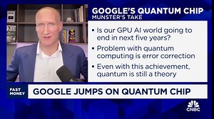 Problem with quantum computing is error correction, says Gene Munster on Google's new chip