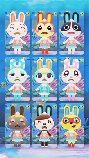 【チルウェイヴ】かわいいマーメイドになったウサギたちが深海で歌う #あつ森 #けけアイドル #animalcrossing #あつまれどうぶつの森
