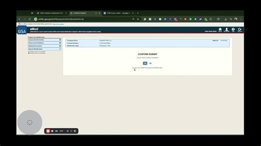 How to Submit a GSA TDR Administrative Modification | Pedro Rubio