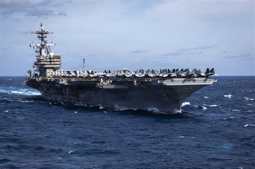 US Navy Prepares Third Carrier Strike Group Deployment with USS George H.W. Bush Near Iran