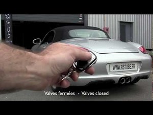 Porsche Boxster 987 Mk2 sport exhaust - Scart valves
