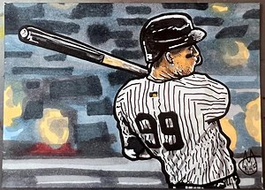 Aaron Judge Sketch Card - Etsy Canada