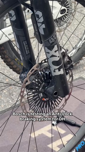 Pinkbike on Instagram: "Bosch is testing an Anti-Lock braking system for DH in Lenzerheide this weekend. Bosch has confirmed they are developing a DH version of the anti-lock braking technology. The @boschebikesystems ABS units are already in widespread use on cargo bikes, and are becoming a not uncommon sight on performance-oriented eMTBs, but this is the first time we’ve seen the technology being tested at a World Cup on downhill bikes. Head to the homepage for the full story now"
