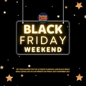 The Flamingo Land Black Friday Weekend is coming!!! Don't forget to set your alarms for the ultimate Flamingo Land Black Friday deals going live on our website on Friday 26th November 2021. You don't want to miss these 👀 #blackfriday #blackfridaydeals #flamingoland #blackfridaysaving #keepyoureyespeeled | Flamingo Land Resort