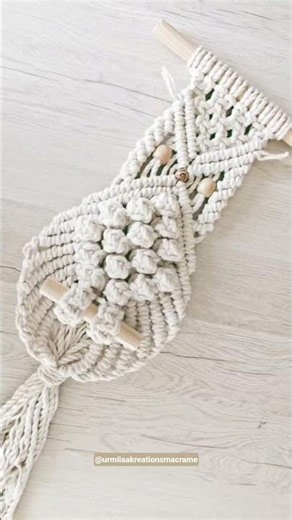 Macramé owl wall hanging tutorial 🦉 #viralshorts #diy #shorts