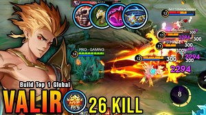 270K views · 1.4K reactions | 100% Immortal!! 26 Kills Valir Best Build (Tanky & Deadly) - MLBB #gameplayproplayer #valir #MLBB | Gameplay Proplayer Live | Facebook