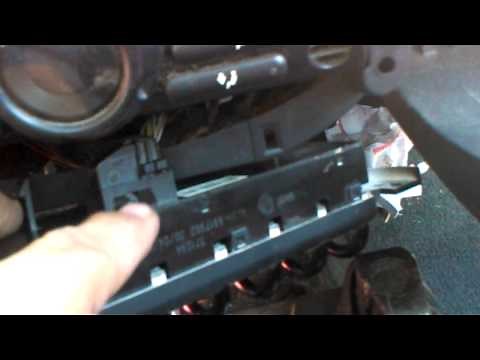 Remove a 2003 mini cooper window switch