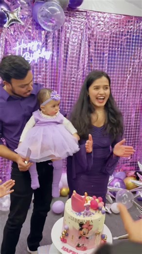 Celebrating our princess first birthday 🎂. Thank you for one best year of my life 😘😘 #foryoupage #creatorsearchinsights #firstbirthday #happybirthday #happyathome