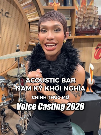 🎤ACOUSTIC BAR'S VOICE CASTING 2026🎤 Acoustic Bar chi nhánh Nam Kỳ Khởi Nghĩa chính thức mở Voice Casting 2026 🎶 Chúng mình đang tìm kiếm: – Những giọng ca có màu sắc riêng, trẻ trung, cá tính – Tinh thần cầu tiến, chuyên nghiệp – Sẵn sàng đồng hành lâu dài và nghiêm túc cùng Acoustic Bar 📝 Cách thức đăng ký: Ứng viên vui lòng điền đầy đủ thông tin tại biểu mẫu ứng tuyển: https://forms.gle/5aVjECpgZZiJ46dX8 📌Thời hạn đăng ký: Đến hết ngày 31/12/2025 📩 Lưu ý: – Ứng viên trúng tuyển vòng cast